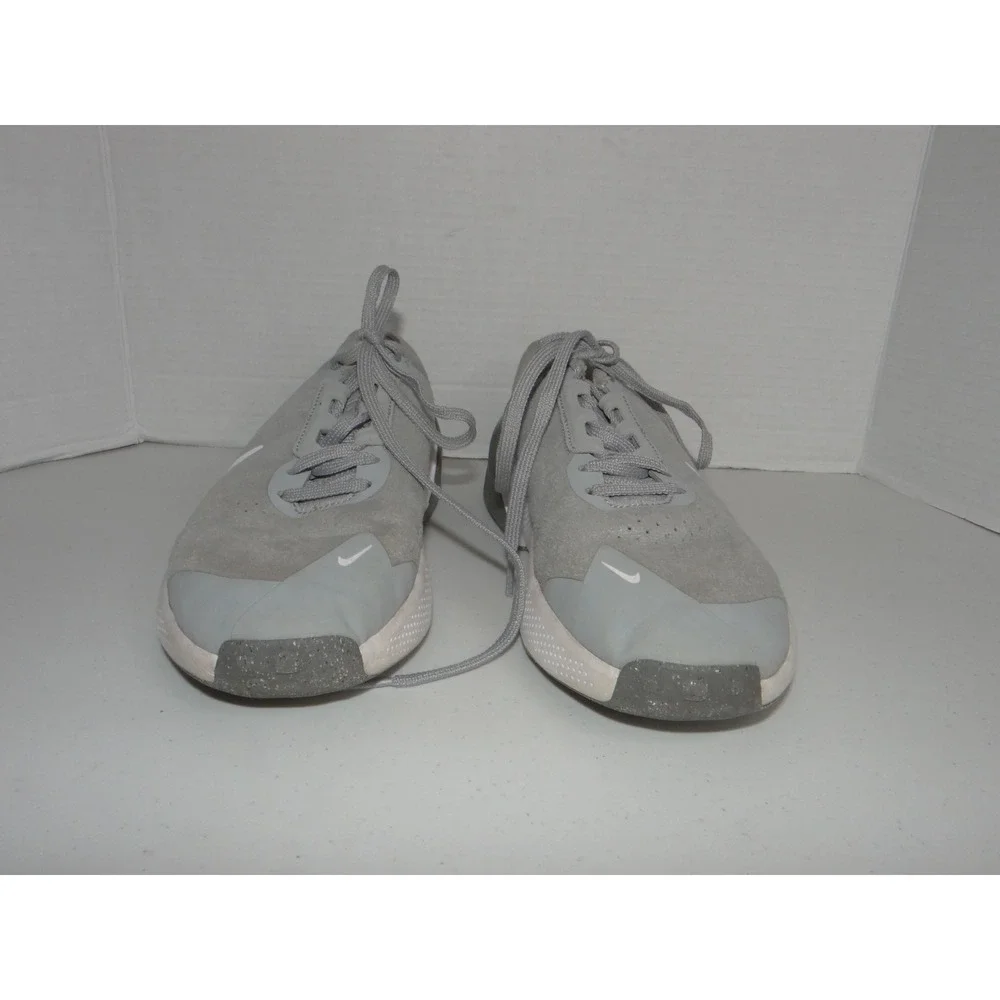 Nike Air Zoom DX9016-003 Mens 7 Grey White Suede Low Top Athletic Sneakers